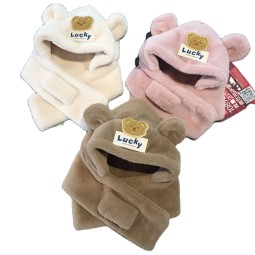 Winter Hat Scarf Set Manufacturer - Teddy Bear Plush Ear Protection
