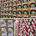 Snowman Ornament Factory - Resin Snowman Elk Ornament Set