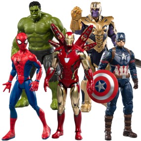 PVC Toy Manufacturer - IronMan SpiderMan PVC Model Set