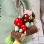 Umbrella Pendant Factory - Mushroom Furball Doll Red Umbrella