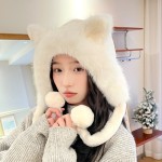 Plush Hat Manufacturer - Fox Ears Hooded Autumn Winter Hat