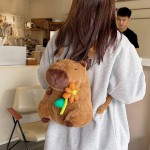 Plush Backpack Manufacturer - Creative Capybara School Bag