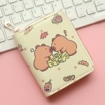 Wallet Manufacturer - Cute Capybara Student Zipper Wallet