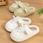 Plush Slippers Manufacturer - OEM Custom Sheep Shape Design