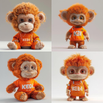 Monkey Plush Toy Manufacturer - OEM Custom Big Eyed Sitting