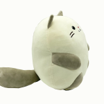 Fatty Cat Toy Factory - OEM Custom Round White Gray Design