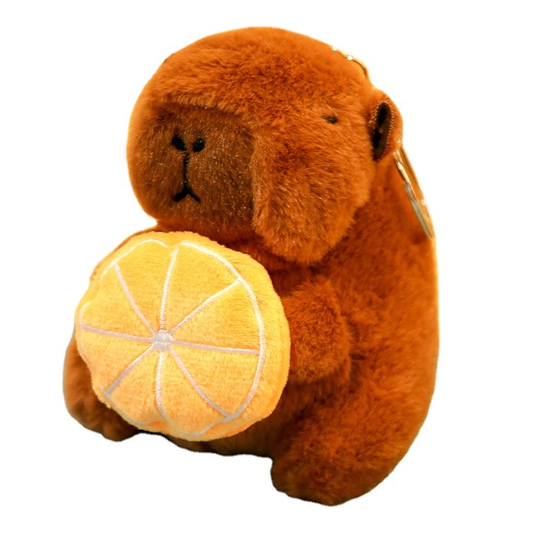Capybara Keychain Manufacturer - OEM Custom Mini Stuffed Pendant