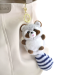 Racoon Keychain Supplier - OEM Custom Backpack Pendant Toy