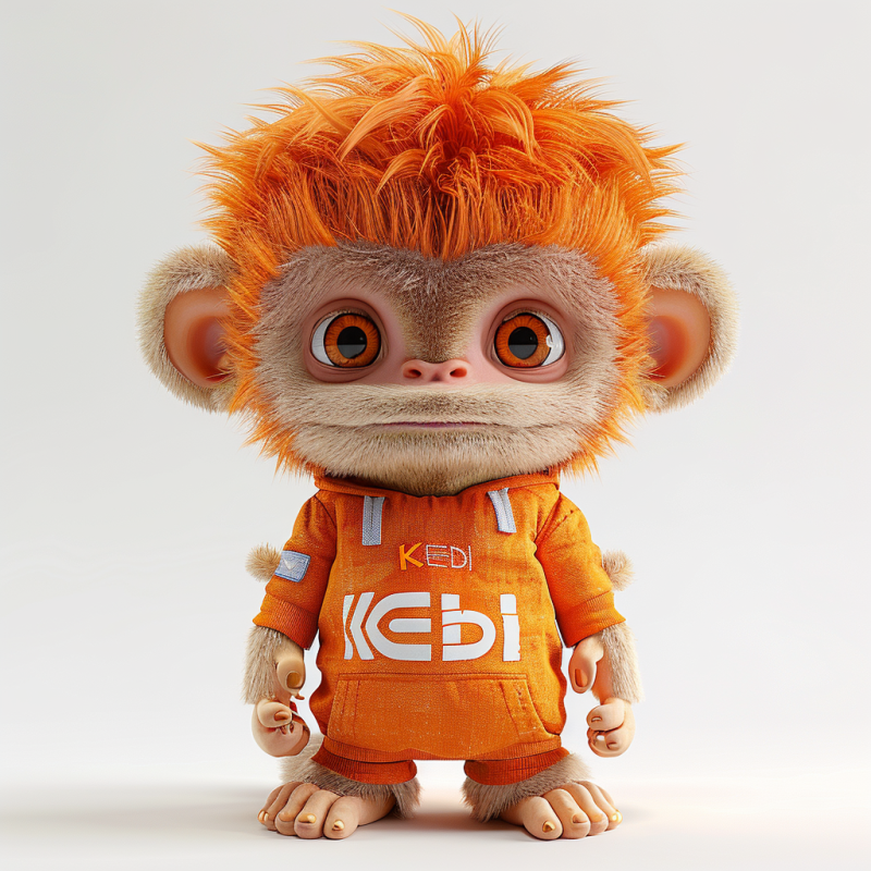 Monkey Plush Toy Manufacturer - OEM Custom Big Eyed Sitting