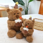 Birthday Bear Manufacturer - OEM Custom Cake Cap Plush