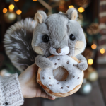 Squirrel Plush Toy Factory - OEM Custom 30cm Sitting Doll
