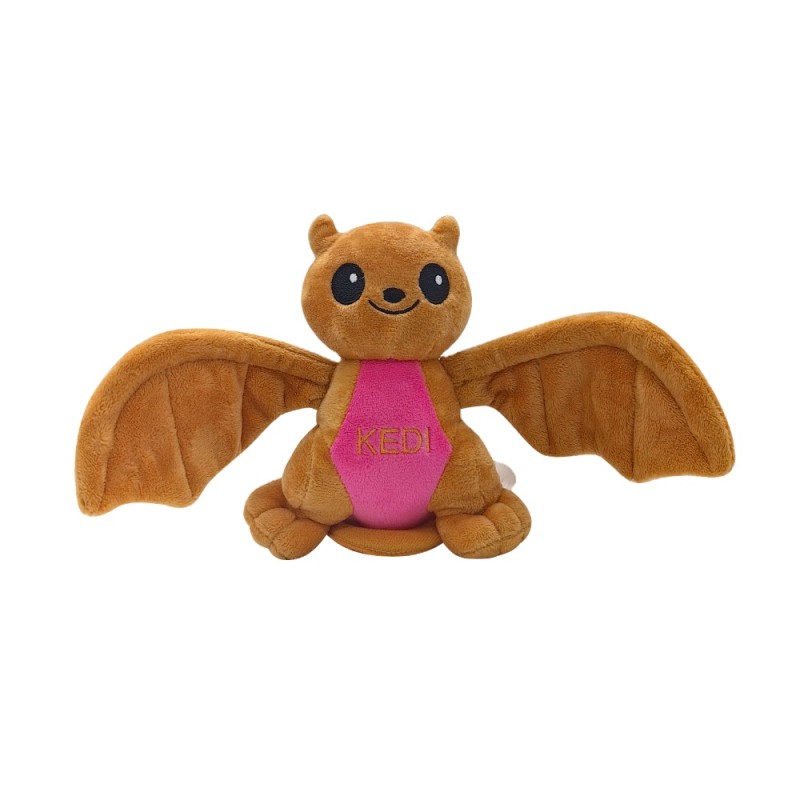 Bat Plush Toy Supplier - OEM Custom Brown Animal Design