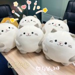 Fatty Cat Toy Factory - OEM Custom Round White Gray Design