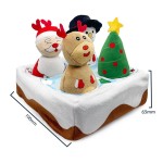 Christmas Dog Toy Supplier - OEM Hide Seek Squeaky Toy