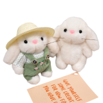 Rabbit Keychain Manufacturer - OEM Custom Mini Plush Doll