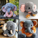 Elephant Plush Doll Supplier - OEM Donut Series Stuffed Toy