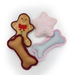 Christmas Dog Toy Supplier - OEM Squeaky Pet Soft Toy