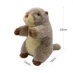 Marmot Plush Toy Supplier - OEM Custom Lying Down Design
