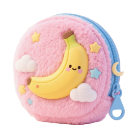 Coin Purse Supplier - OEM Custom Star Banana Pink