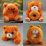 Donut Bear Pillow Factory - OEM Custom Sofa Back Cushion