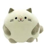 Fatty Cat Toy Factory - OEM Custom Round White Gray Design