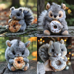 Squirrel Plush Toy Factory - OEM Custom 30cm Sitting Doll