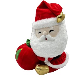 Santa Plush Toy Manufacturer - OEM Custom Apple Christmas Gift