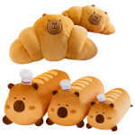 Capybara Plush Toy Supplier - OEM Custom Croissant Pillow