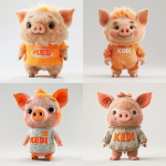 Pig Plush Toy Supplier - OEM Custom Fluffy Animal Accompany