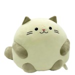 Fatty Cat Toy Factory - OEM Custom Round White Gray Design