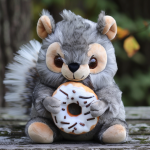 Squirrel Plush Toy Factory - OEM Custom 30cm Sitting Doll
