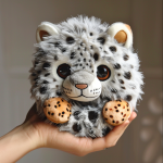 Snow Leopard Plush Manufacturer - OEM Donut Series Doll