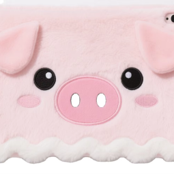 Ipad Case Factory - OEM Custom Pink Pig Plush Design