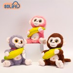 Plush Toy Manufacturer - Electric Crying Monkey Banana Toy