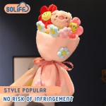Bouquet Manufacturer - Sunflower Roses Plush Animal Gift