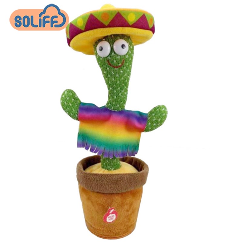 Electronic Toy Factory - Electric Dancing Cactus Plush Toy