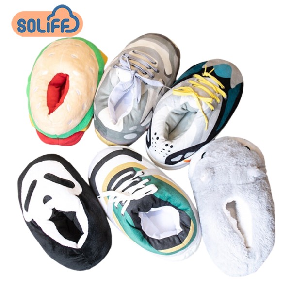 Winter Slippers Manufacturer - Custom Fuzzy Warm Sneaker Slipper