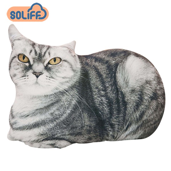 Cushion Factory - 3D Animal Cat Tiger Pillow