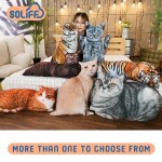 Cushion Factory - 3D Animal Cat Tiger Pillow