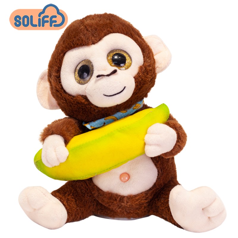 Plush Toy Manufacturer - Electric Crying Monkey Banana Toy