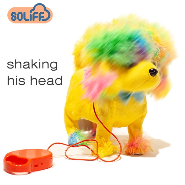 Electronic Toy Factory - Walking Lighting Musical Teddy Dog
