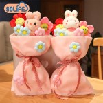 Bouquet Manufacturer - Sunflower Roses Plush Animal Gift