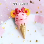 Ice Cream Cabochon Supplier - OEM Custom 8cm Resin Craft