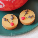 Christmas Cabochon Manufacturer - OEM Custom Cupcake Deer Design