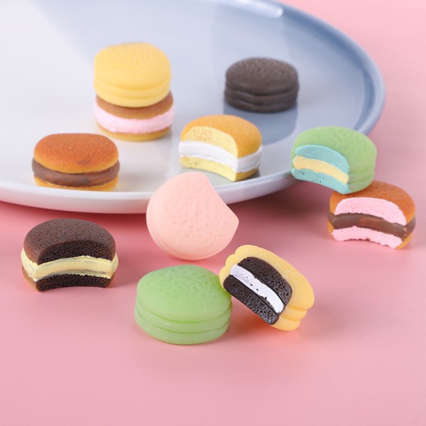 Macaron Cabochons Factory - OEM Custom 50pcs Miniature Food