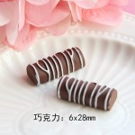 Cake Cabochons Factory - OEM Custom Round Flat-back Design