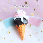 Ice Cream Cabochon Supplier - OEM Custom 8cm Resin Craft