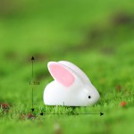 Rabbit Miniature Manufacturer - OEM Custom 3D Moss Decoration