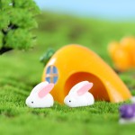 Rabbit Miniature Manufacturer - OEM Custom 3D Moss Decoration