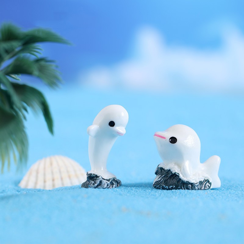 Dolphin Fountain Supplier - OEM Custom Marine Terrarium Decor